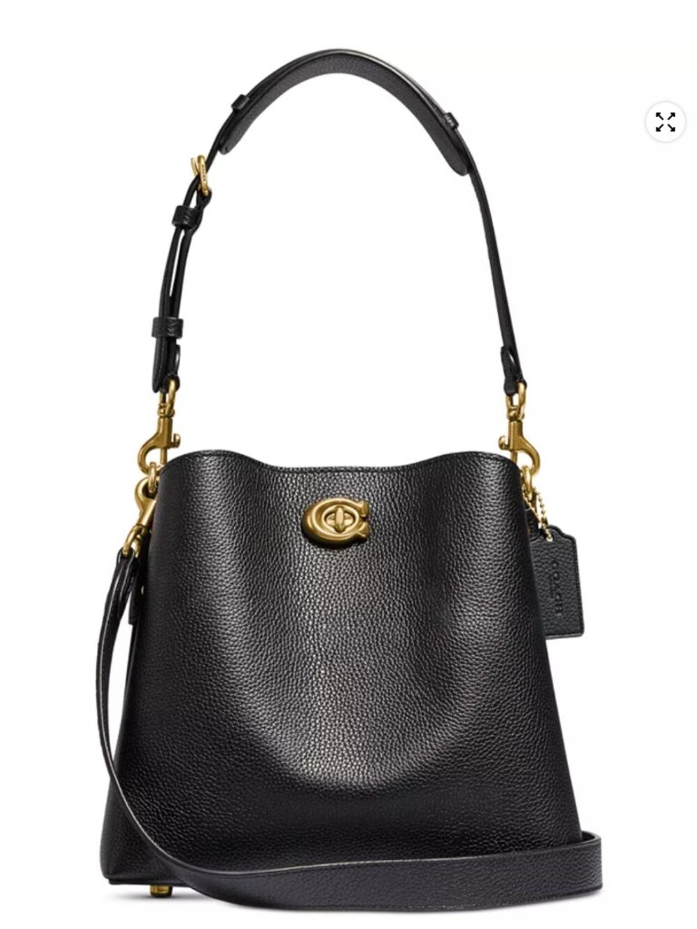 COACH Willow Leather Bucket Bag